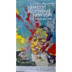 Newport Jazz festival New York 1978 concert poster - illustraction Gallery