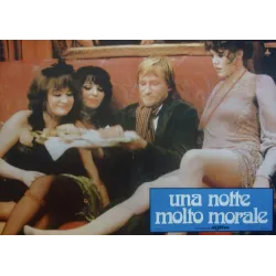 A Very Moral Night  Italian fotobusta movie poster set - illustraction Gallery