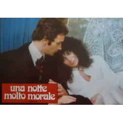 A Very Moral Night  Italian fotobusta movie poster set - illustraction Gallery