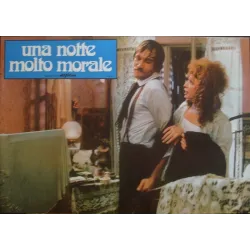 A Very Moral Night  Italian fotobusta movie poster set - illustraction Gallery