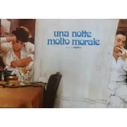 A Very Moral Night  Italian fotobusta movie poster set - illustraction Gallery