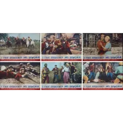 Three Sergeants Of Bengal Italian fotobusta movie poster set - illustraction Gallery