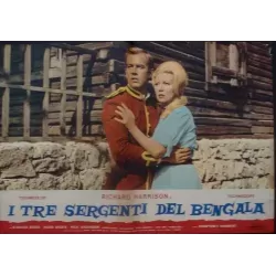 Three Sergeants Of Bengal Italian fotobusta movie poster set - illustraction Gallery