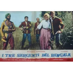 Three Sergeants Of Bengal Italian fotobusta movie poster set - illustraction Gallery