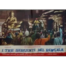 Three Sergeants Of Bengal Italian fotobusta movie poster set - illustraction Gallery