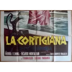 The Queen Of Babylon (La cortigiana di babilonia) Italian movie poster - illustraction Gallery