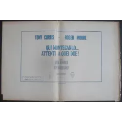 The Persuaders: Mission Monte-Carlo Italian fotobusta movie poster - illustraction Gallery