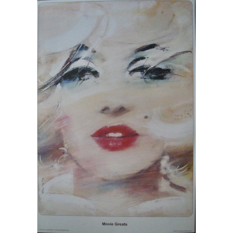 Marilyn Monroe Polish movie poster - illustraction Gallery