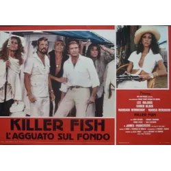 Killer Fish Italian fotobusta movie poster set - illustraction Gallery