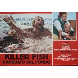 Killer Fish Italian fotobusta movie poster set - illustraction Gallery