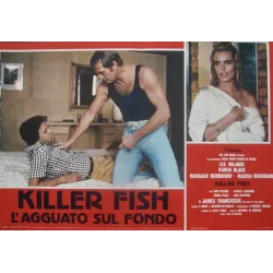 Killer Fish Italian fotobusta movie poster set - illustraction Gallery
