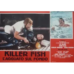 Killer Fish Italian fotobusta movie poster set - illustraction Gallery