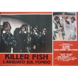 Killer Fish Italian fotobusta movie poster set - illustraction Gallery