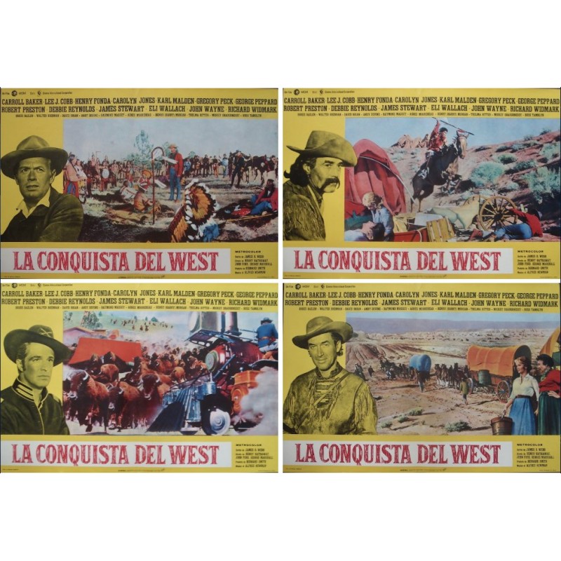 How The West Was Won (R70 fotobusta set of 4)