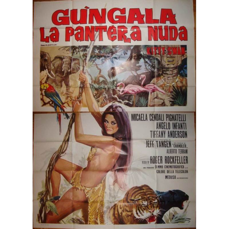 Gungala The Black Panther Girl (Italian 4F)