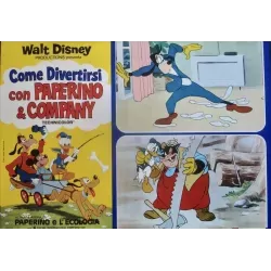 Have Fun With Donald Duck And Company Italian fotobusta movie poster set - illustraction Gallery