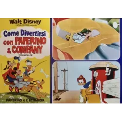 Have Fun With Donald Duck And Company Italian fotobusta movie poster set - illustraction Gallery