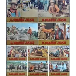 Big Jake Italian fotobusta movie poster set - illustraction Gallery