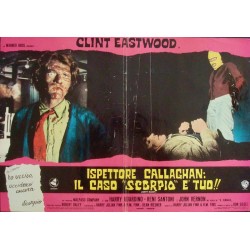 Dirty Harry (1971) Original Italian 2 Fogli Movie Poster