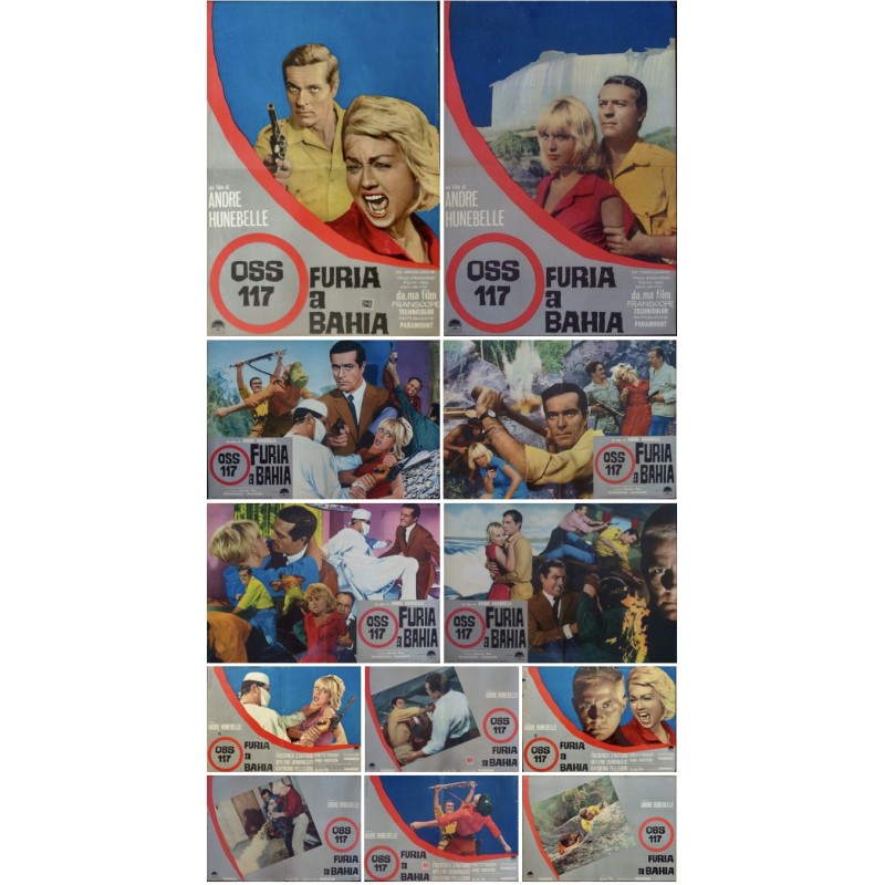 OSS 117: Mission For A Killer - Furia a Bahia pour OSS 117 (Fotobusta set of 12)