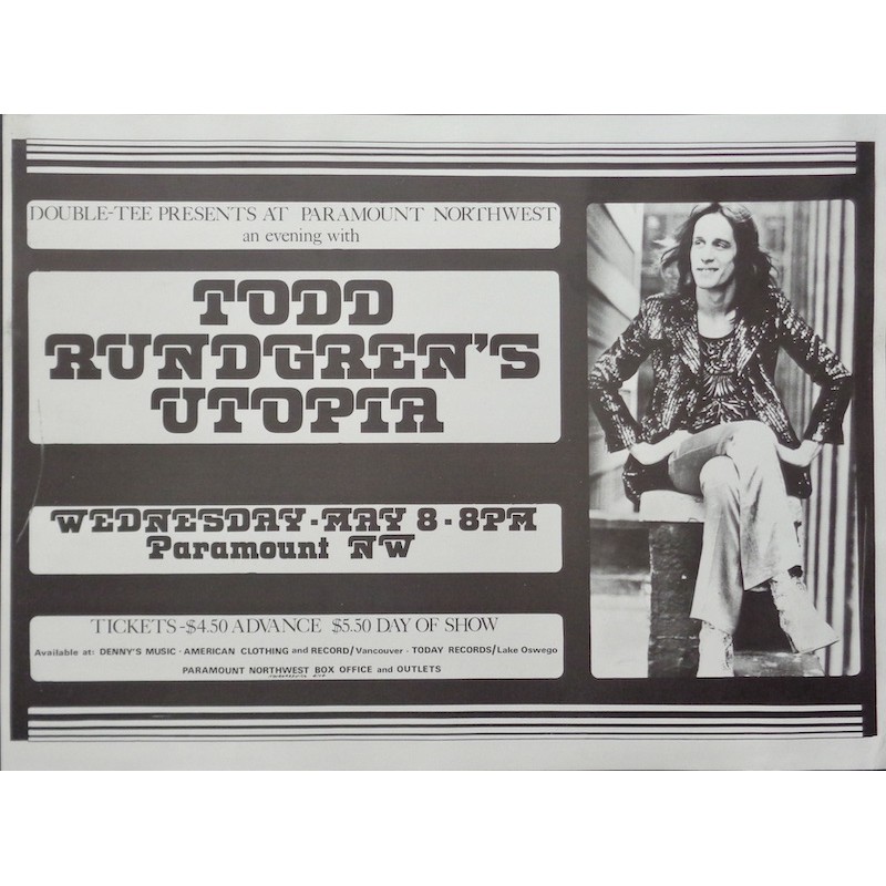 Todd Rundgren: Portland 1974