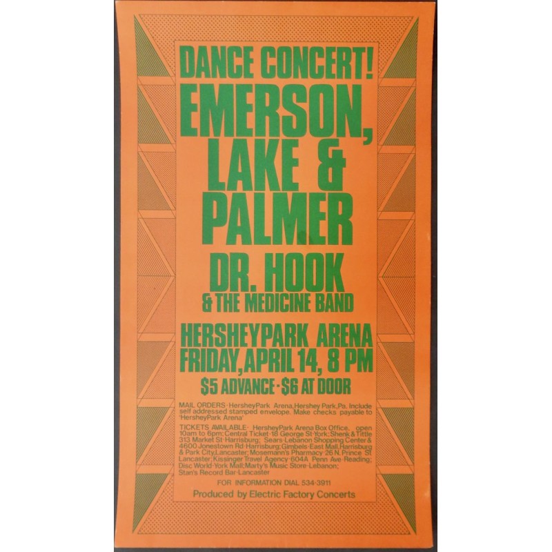 Emerson Lake And Palmer: Hershey 1972