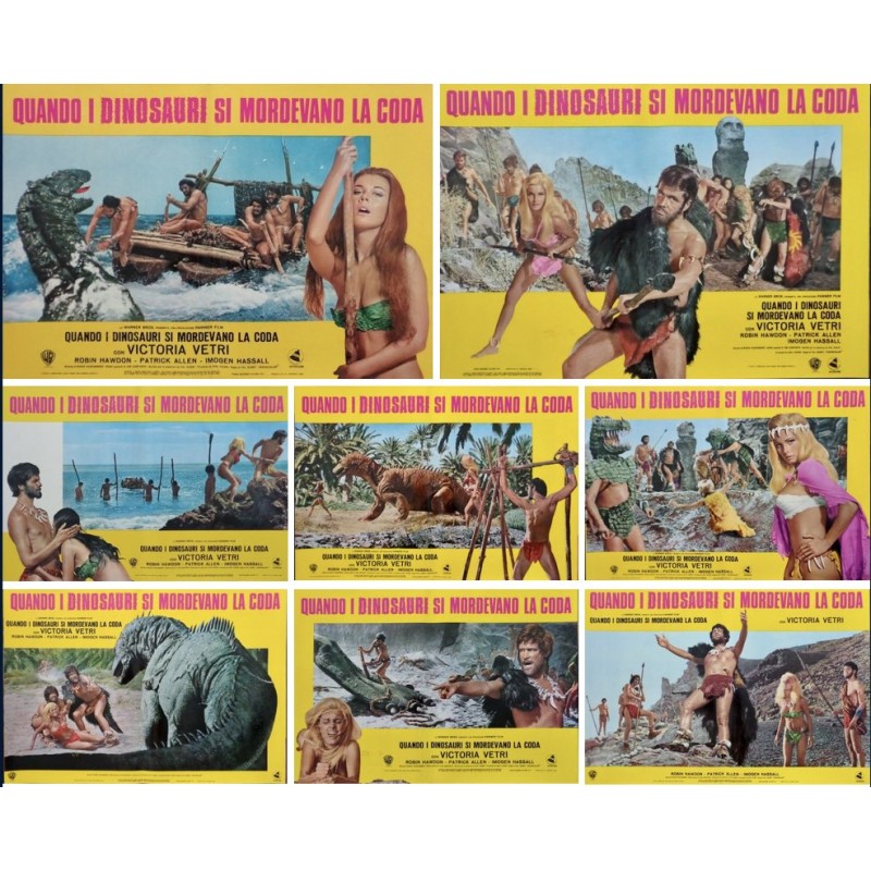 When Dinosaurs Ruled The Earth (Fotobusta set of 8)