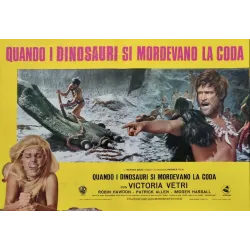 When Dinosaurs Ruled The Earth Italian fotobusta movie poster set  - illustraction Gallery