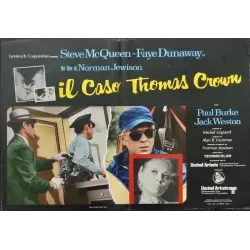 The Thomas Crown Affair Italian fotobusta movie poster set - illustraction Gallery
