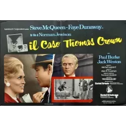 The Thomas Crown Affair Italian fotobusta movie poster set - illustraction Gallery