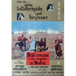 Solomon And Sheba Italian fotobusta movie poster set - illustraction Gallery