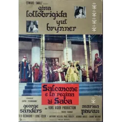 Solomon And Sheba Italian fotobusta movie poster set - illustraction Gallery