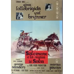 Solomon And Sheba Italian fotobusta movie poster set - illustraction Gallery