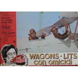 Silver Streak Italian fotobusta movie poster set - illustraction Gallery