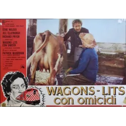 Silver Streak Italian fotobusta movie poster set - illustraction Gallery