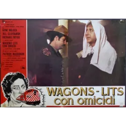 Silver Streak Italian fotobusta movie poster set - illustraction Gallery