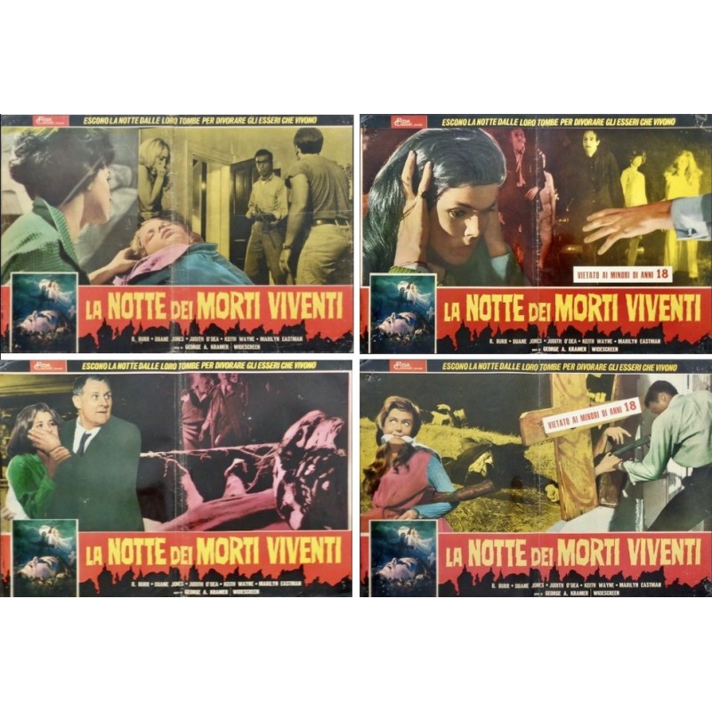 Night Of The Living Dead (Fotobusta set of 4)