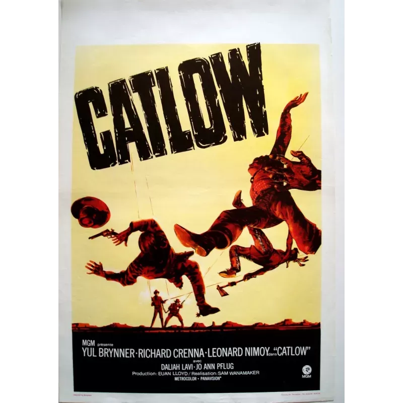 Catlow Belgian movie Poster - illustraction Gallery