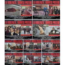 La violenza: Quinto potere (Fotobusta set of 10)