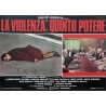 La violenza: Quinto potere Italian fotobusta movie poster set - illustraction Gallery