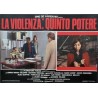 La violenza: Quinto potere Italian fotobusta movie poster set - illustraction Gallery