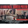 La violenza: Quinto potere Italian fotobusta movie poster set - illustraction Gallery