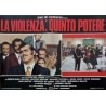 La violenza: Quinto potere Italian fotobusta movie poster set - illustraction Gallery