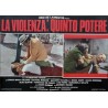 La violenza: Quinto potere Italian fotobusta movie poster set - illustraction Gallery