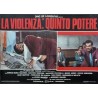 La violenza: Quinto potere Italian fotobusta movie poster set - illustraction Gallery