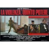 La violenza: Quinto potere Italian fotobusta movie poster set - illustraction Gallery