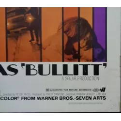 Bullitt Half sheet movie poster - illustraction Gallery