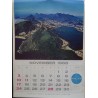 Pan Am Airways Airlines vintage 1968 calendar travel poster - illustraction Gallery