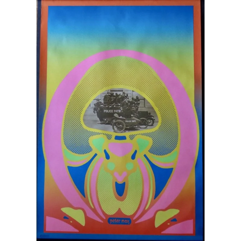 Keystone Cops (Peter Max 1969)