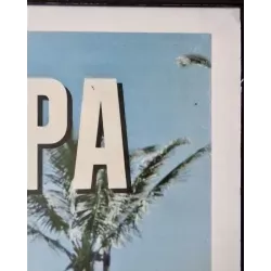 Capital Airlines Tampa original 1958 travel poster - illustraction Gallery